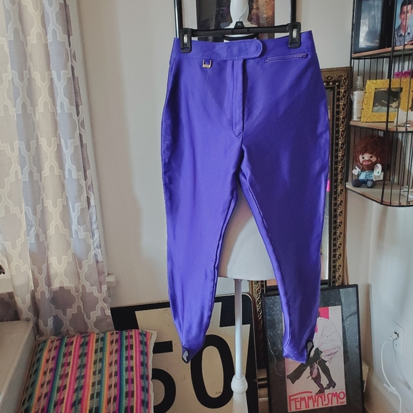 Fera Skiwear Purple Stirrup Pants - Picture 7 of 12